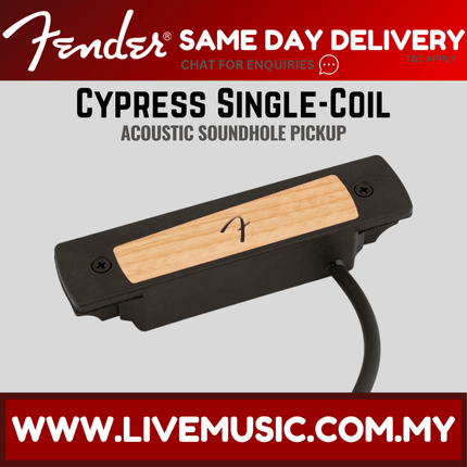 Fender Cypress Single-Coil Acoustic Soundhole Pickup - Natural