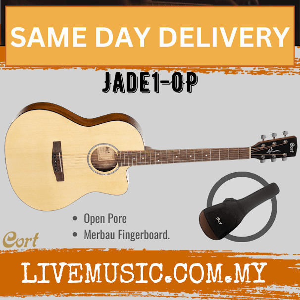 Cort Jade1 - Acoustic Guitar with Gig Bag - Natural (Jade 1/Jade-1)