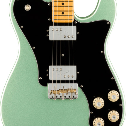 Fender American Professional II Telecaster Deluxe Electric Guitar, Maple Fretboard - Mystic Surf Green