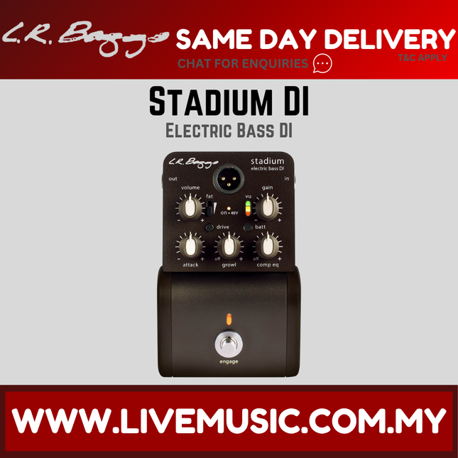 LR Baggs Stadium DI Bass Guitar Preamp