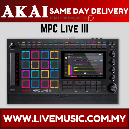 Akai Professional MPC Live III Standalone Music Production Center ( MPCLIVEIII MPCLIVE3 )