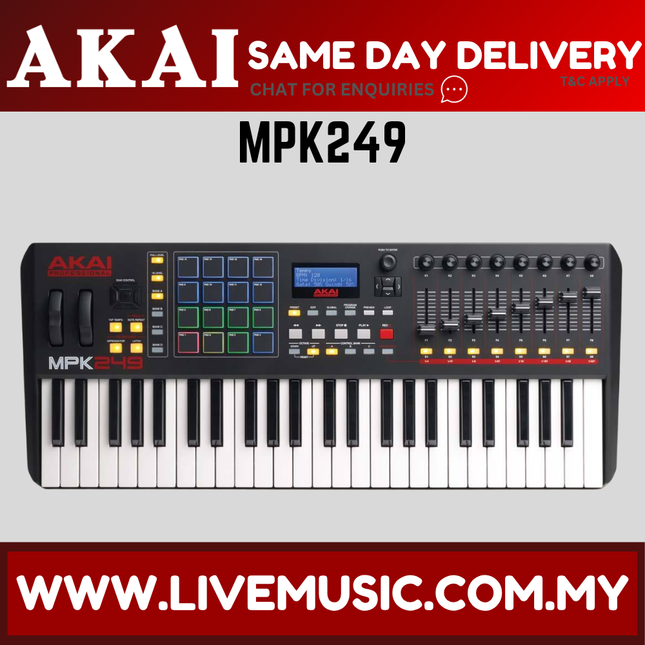 Akai Professional MPK249 - Performance Keyboard Controller (MPK-249/MPK 249)