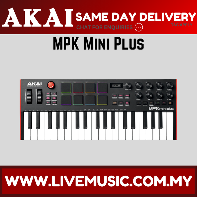 Akai MPK Mini Plus Compact Keyboard Controller (MPK Mini Plus / MPKMini )