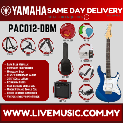 Yamaha PAC012 Pacifica Electric Guitar w/Accessories - ( PAC 012 / PAC-012 )