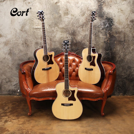Cort MR600F - Acoustic-Electric Guitar with Gig Bag - Natural Satin (MR 600F/MR-600F)