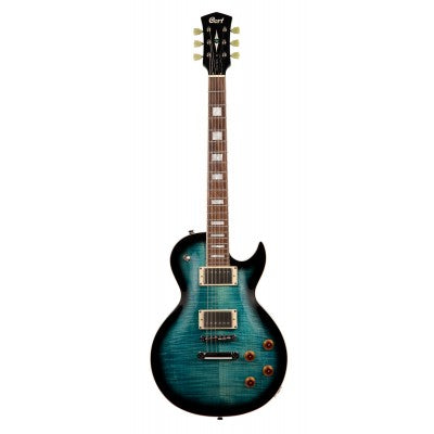 Cort CR250 Electric Guitar Jatoba Fretboard with Gig Bag - Dark Blue Burst (CR-250/CR 250)