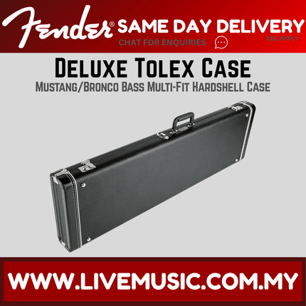 Fender Deluxe Mustang/Bronco Tolex Bass Multi-Fit Hardshell Case