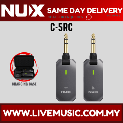 NUX C-5RC WIRELESS CONNECTION SYSTEM-Black ( C5RC / C 5RC )