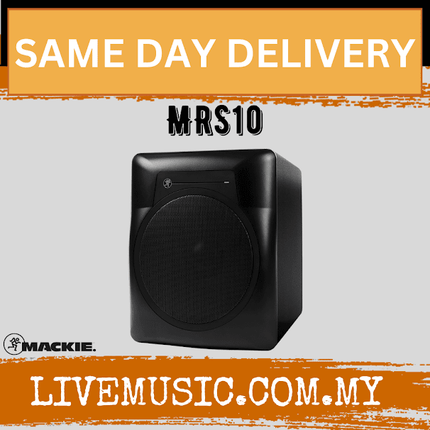 Mackie MRS 10 10 inch Powered Studio Subwoofer (MRS10/MRS-10)