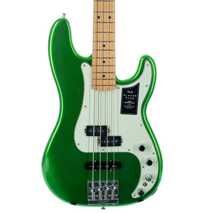 Fender Player Plus Precision Bass Guitar, Maple Fretboard - Cosmic Jade