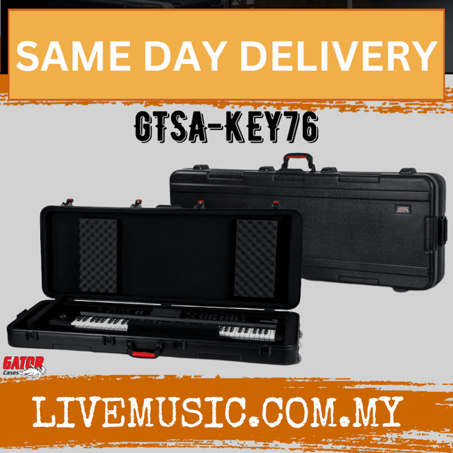 Gator GTSA-KEY76 TSA Series Keyboard Case (GTSAKEY76/GTSA KEY76)