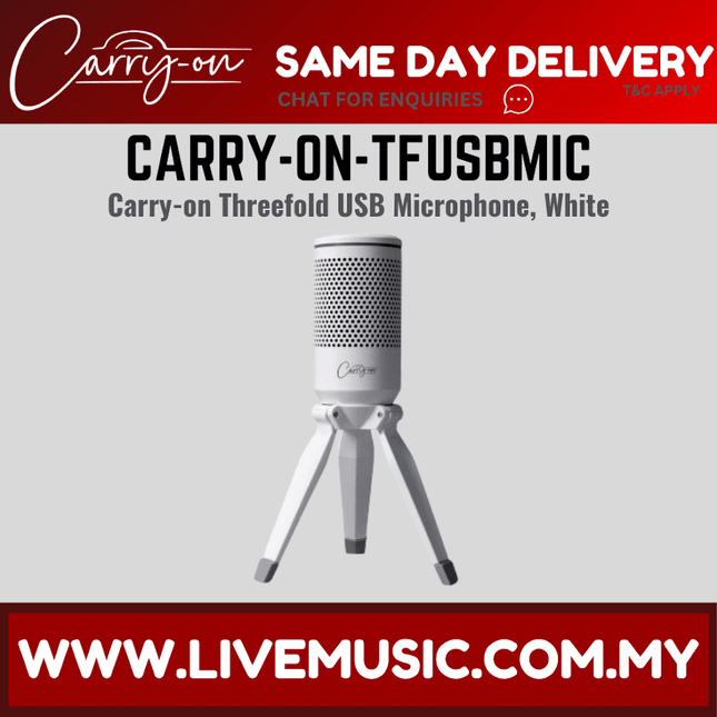 Blackstar Carry-on Threefold USB Microphone – White