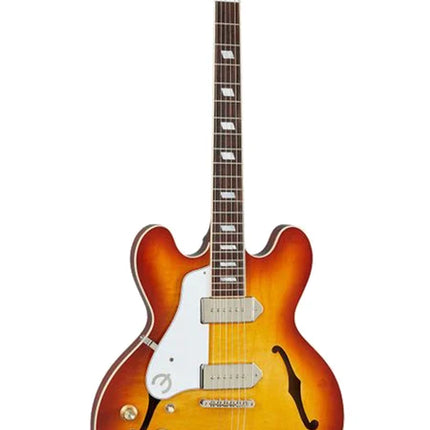 Epiphone USA Casino Left-Handed Hollowbody Electric Guitar, Case Included - Royal Tan