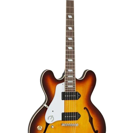 Epiphone USA Casino Left-Handed Hollowbody Electric Guitar, Case Included - Vintage Burst