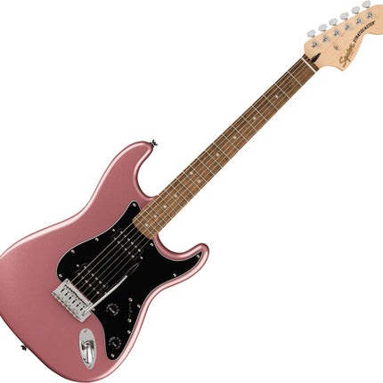 Squier Affinity Series HH Stratocaster Electric Guitar, Laurel Fretboard - Burgundy Mist