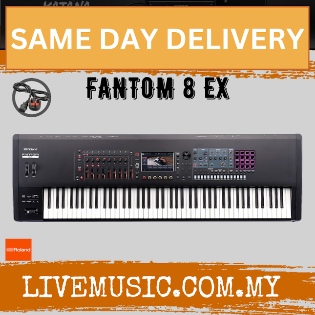 Roland FANTOM 8 EX Synthesizer Workstation (FANTOM8EX FANTOM-8 EX) Replance Fantom 8