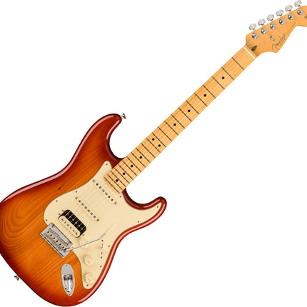 Fender American Professional II HSS Stratocaster Electric Guitar, Maple Fretboard - Sienna Sunburst