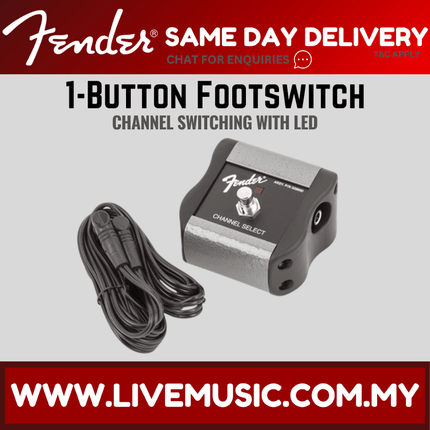 Fender 1-button Channel Footswitch w/ LED