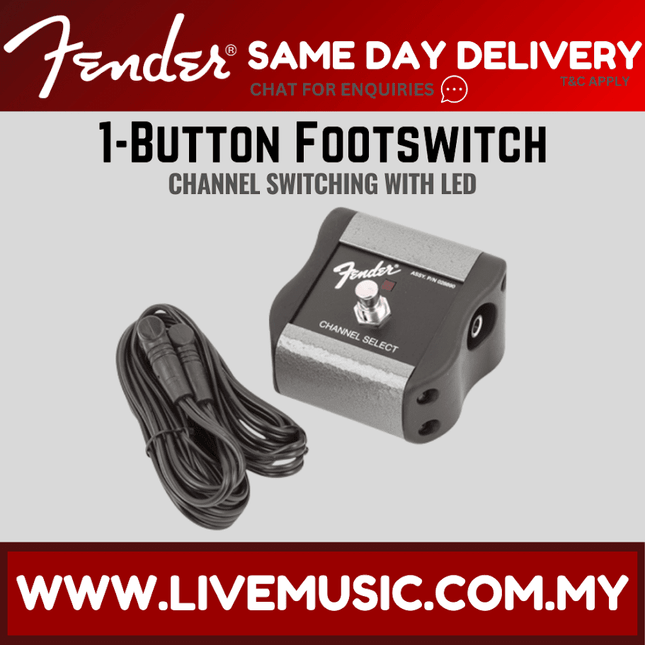Fender 1-button Channel Footswitch w/ LED