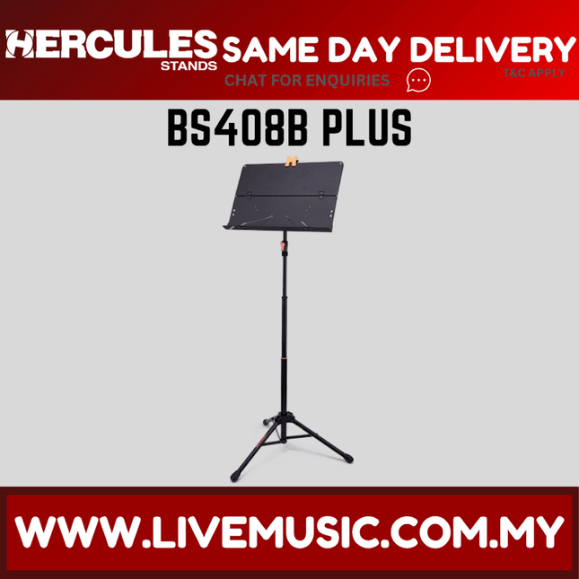 Hercules BS408B PLUS Orchestra Stand Solid Desk ( BS408B-PLUS / BS408BPLUS )