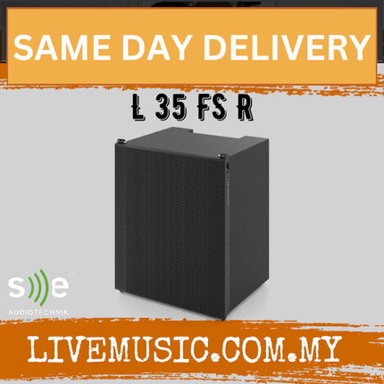 SE Audiotechnik L-line L 35 FS R 1×8″ Flyable subwoofer, 8 Ω,outdoor - Black (L35FSR L-35-FS-R)