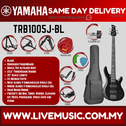 Yamaha TRB1005J 5-string Electric Bass Guitar - ( TRB-1005J / TRB 1005J )