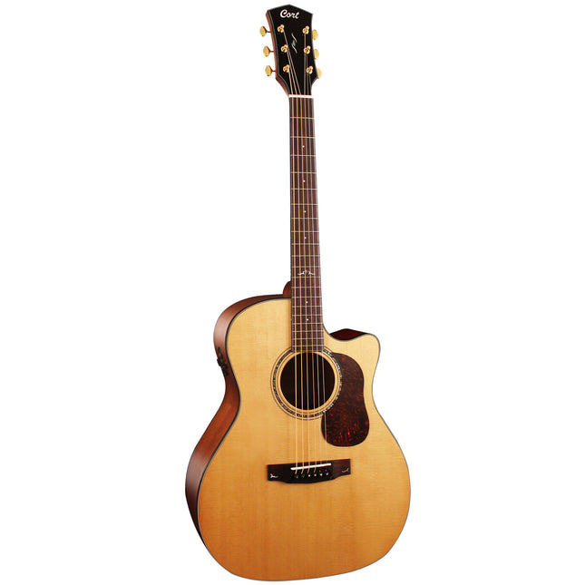 Cort Gold-A6 - Acoustic Guitar with Gig Bag - Natural Glossy (Gold A6/GoldA6)