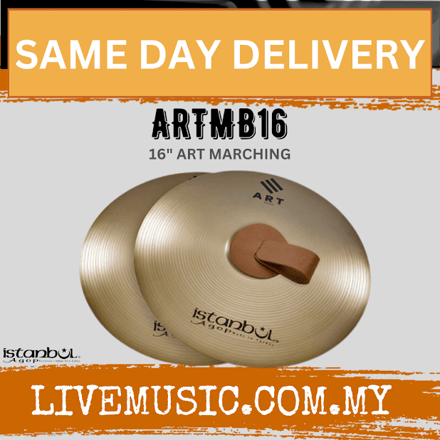Istanbul Agop ARTMB16 16" Art Marching Cymbal ( ARTMB-16 / ARTMB 16 )