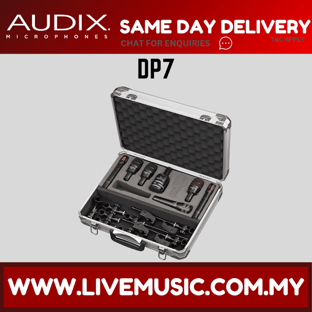 Audix DP7 7-piece Drum Microphone Package ( DP-7 / DP 7 )