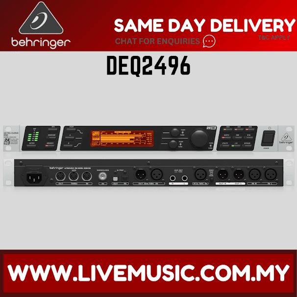 Behringer Ultracurve Pro DEQ2496 Graphic Equalizers ( DEQ-2496 /DEQ 2496 )