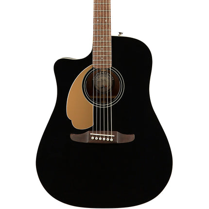 Fender California Redondo Player Left-Handed Slope-Shouldered Acoustic Guitar - Jetty Black