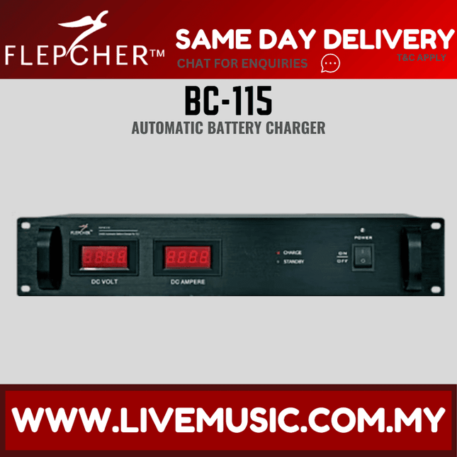 Flepcher BC-115 Automatic Battery Charger ( BC 115 / BC115 )