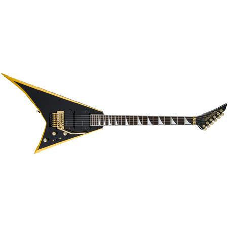 Jackson X Series Rhoads RRX24 Electric Guitar - Black with Neon Yellow Bevels (RR X24/RRX 24)