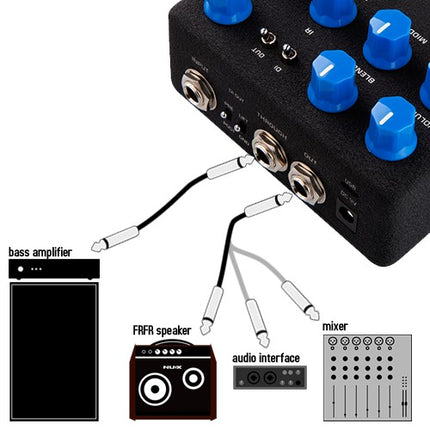 NUX NBP-5 Melvin Lee Davis Bass Preamp + DI (NBP5)