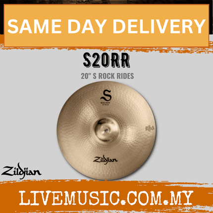 Zildjian S20RR - 20 Inch S Series Rock Ride Cymbal (S20RR)