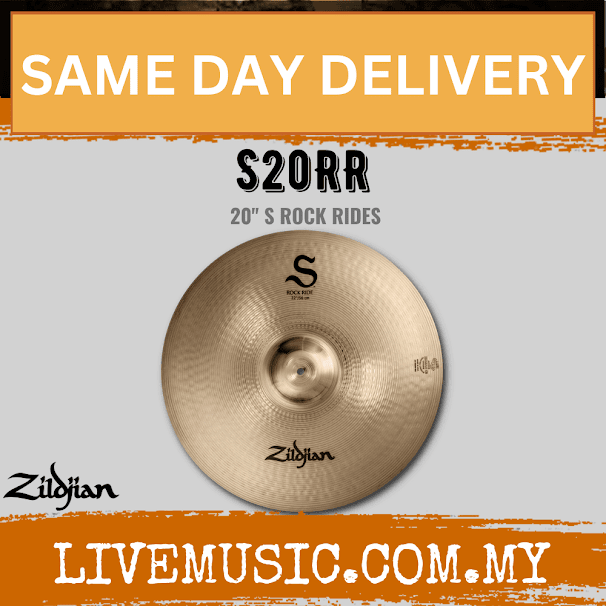 Zildjian S20RR - 20 Inch S Series Rock Ride Cymbal (S20RR)