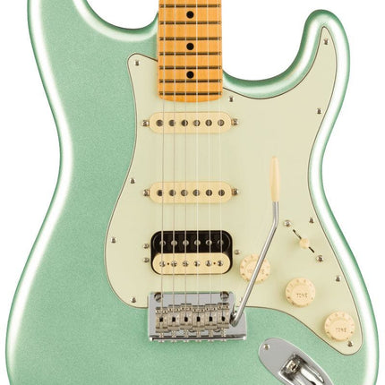 Fender American Professional II HSS Stratocaster Electric Guitar, Maple Fretboard - Mystic Surf Green