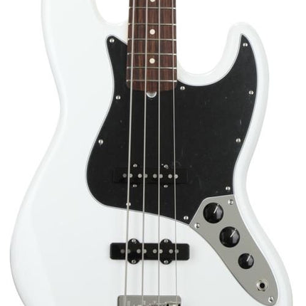 Fender American Performer Precision Bass Guitar, Rosewood Fretboard with Case - Arctic White