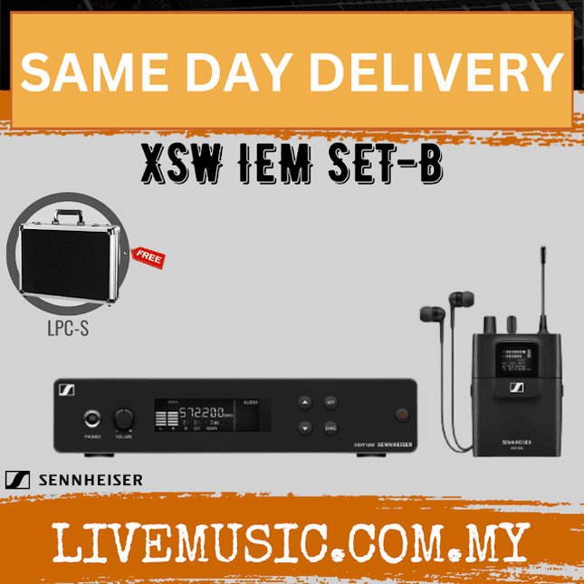 Sennheiser XSW IEM SET-B Stereo In-Ear Wireless Monitoring System ( XSWIEMSET / XSWIEMSETA )
