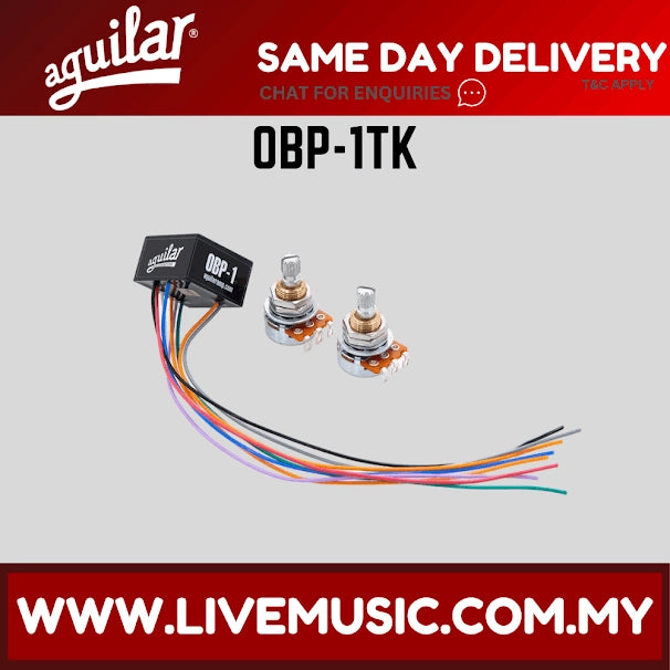 Aguilar OBP-1TK Two Band On-Board Bass Preamp Kit (OBP1TK OBP 1TK)