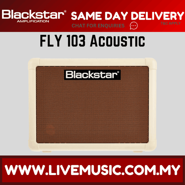BLACKSTAR FLY 103 Acoustic - 3-watt Extension Cabinet for FLY 3 Acoustic Amp (FLY103-AC/ FLY-103)