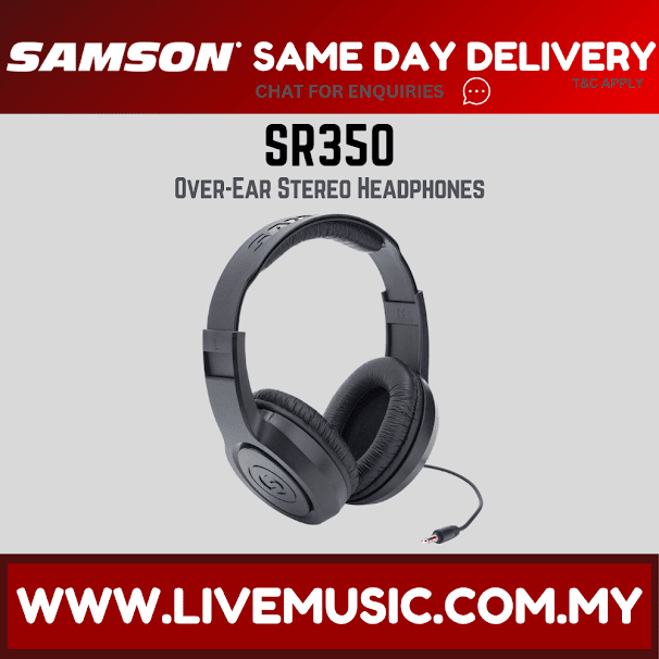 Samson SR350 - Over-ear Closed Headphones (SR-350/SR 350)