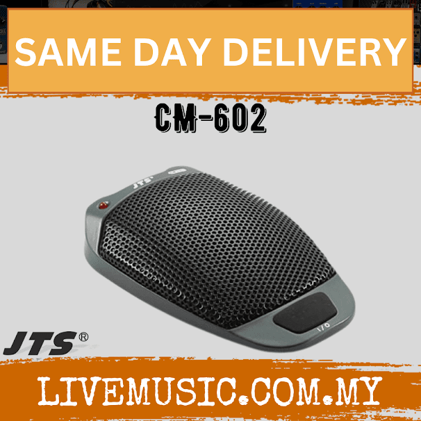 JTS CM-602 Electret Boundary Microphone ( CM602 / CM 602 )