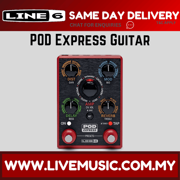 Line 6 Pod Express Guitar Lightweight Guitar Amp and Effects Processor