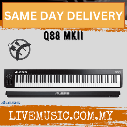 Alesis Q88 MKII 88-key Keyboard Controller (Q-88/Q 88)