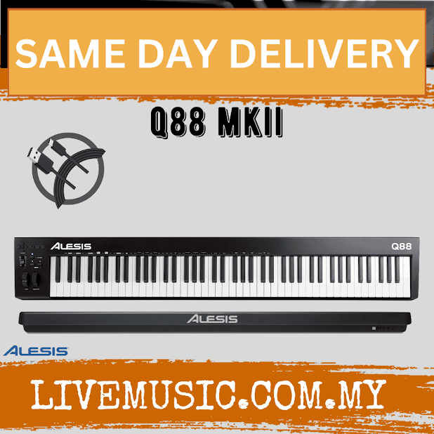 Alesis Q88 MKII 88-key Keyboard Controller (Q-88/Q 88)
