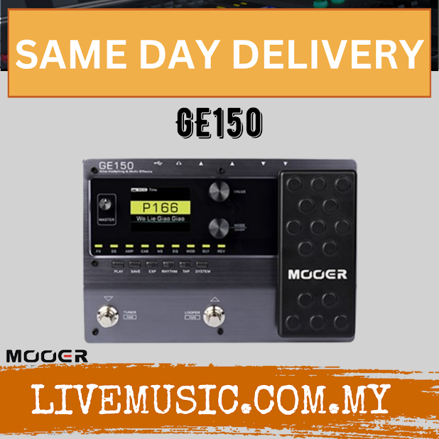 Mooer GE150 Amp Modelling & Multi Effects Pedal ( GE-150 / GE 150 )