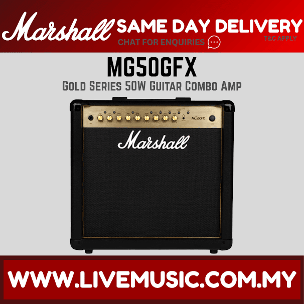 Marshall MG50GFX - 50 Watt , 1x12" Guitar Amplifier with Effects (MG50-GFX/MG50)