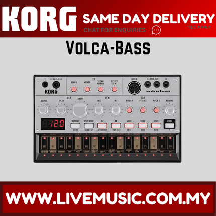 Korg Volca Bass Analog Bass Synth Module And Sequencer Midi Controller (VolcaBass/Volca-Bass)