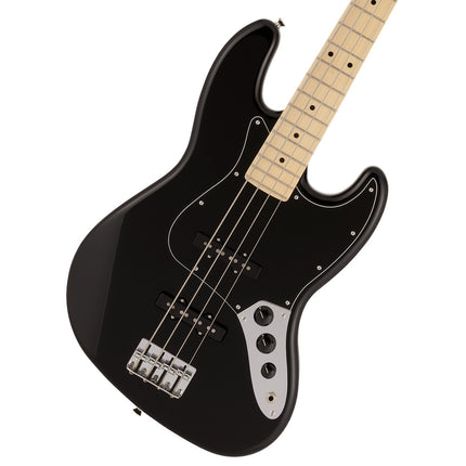 Fender Japan Hybrid II Jazz Bass Guitar, Maple Fretboard with Gig Bag - Black